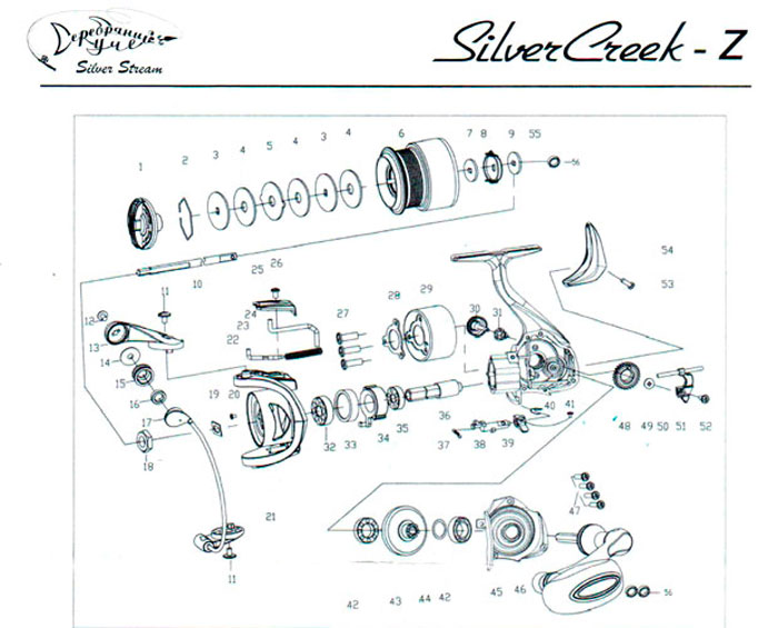 Запчасти для катушек SILVER CREEK -Z 2023