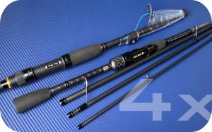 Спиннинги телескопические и четырёхсоставные