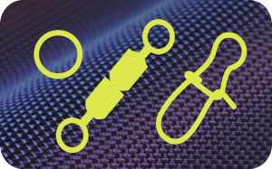 Вертлюжки, застёжки, заводные кольца